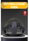 Game Stick El Atarisi 2.4g Kablosuz Çift Kol Oyunlar 4k Game Stick 3500 Oyunlu Atari Uyumlu
