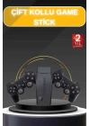 Game Stick El Atarisi 2.4g Kablosuz Çift Kol Oyunlar 4k Game Stick 3500 Oyunlu Atari Uyumlu