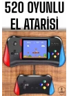 Gamepad Joystick 500 Oyunlu Retro Oyun Konsolu Tv Bağlantı Özellikli 2 Kişilik Destekli