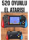 Gamepad Joystick 500 Oyunlu Retro Oyun Konsolu Tv Bağlantı Özellikli 2 Kişilik Destekli