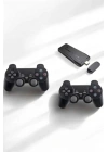 Gaming Atari 2.4g Uyumlu Kablosuz Çift Kol Game Stick