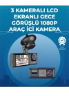 Gece Görüşlü 3lü Araç Kamerası – Geri Görüş Destekli, 170° Geniş Açı