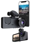 Gece Görüşlü DVR 3 Lensli Araç İçi Sürüş Kamerası Video Kaydedici