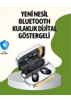Gerçek Kablosuz Kulaklık – Bluetooth 5.0, Şarj Kutulu, Parmak İzi Kontrollü