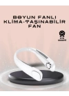 Giyilebilir Sessiz Fan | 224g Hafif, Bladeless Güvenli Tasarım, 5 Vitesli Soğutma, USB Şarjlı Fan