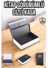 Gizli Kasa İngilizce Sözlüğü Kitap Görünümlü Anahtarlı Gizli Mini Çelik Kasa Kilitli