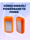 Gold Silver GS-875 Outdoor Powerbank & Işıldak – Güneş Paneli, 32 LED, 10000 mAh, Çift Çıkış
