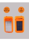 Gold Silver GS-875 Outdoor Powerbank & Işıldak – Güneş Paneli, 32 LED, 10000 mAh, Çift Çıkış