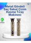 Güçlü Motorlu, 4 Kılavuz Taraklı Kompakt Saç Kesme Makinesi – Uzun Pil Ömürlü