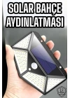 Güneş Enerjili Bahçe Aydınlatma Lambası Solar 100 Led Lamba