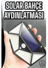 Güneş Enerjili Bahçe Aydınlatma Lambası Solar 100 Led Lamba