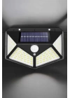 Güneş Enerjili Bahçe Aydınlatma Lambası Solar 100 Led Lamba