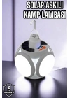 Güneş Enerjili Solar Aydınlatma Kamp Çadır Lambası Şarjlı Ampül Led Şarjlı El Feneri Işıldak