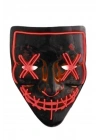 Hallowen Parti Maskesi Neon Led Işıklı Maske 3 Modlu Cadılar Bayramı Maskesi