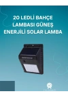 Hareket Sensörlü Solar Lamba | 120° Algılama Açısı, 3-4 Metre Mesafe, Suya Dayanıklı LED