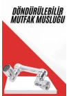 Her Yere Dönebilen Tasarruflu Mutfak Musluk Başlığı Ucu Musluk Ucu Oynar Başlıklı
