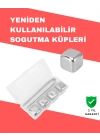 Hızlı Soğutma Özellikli Paslanmaz Metal Buz Küpü Takımı