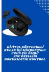 İkili Bluetooth Kulaklık Dijital Göstergeli Uzun Pil Ömrü Yüksek Ses Kaliteli