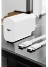 İOS Uyumlu Type-C Girişli Hızlı Şarj 15/15 Pro Max Adaptör ve Kablosu