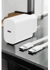 İOS Uyumlu Type-C Girişli Hızlı Şarj 15/15 Pro Max Adaptör ve Kablosu