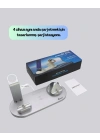 iPhone, Apple Watch ve AirPods ile Uyumlu 4ü 1 Arada Şarj Ünitesi – Tüm Apple Cihazları Tek Noktada