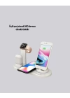 iPhone, Apple Watch ve AirPods ile Uyumlu 4ü 1 Arada Şarj Ünitesi – Tüm Apple Cihazları Tek Noktada