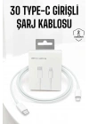 Iphone Uyumlu İOS Uyumlu Lightning Hızlı Şarj Tye C Lightning Şarj Kablosu