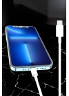 Iphone Uyumlu İOS Uyumlu Lightning Hızlı Şarj Tye C Lightning Şarj Kablosu