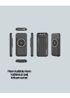 iPhone ve Android Uyumlu 10000mAh Powerbank – Hem Kablolu Hem Kablosuz