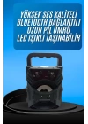 Işıklı Bluetooth Hoparlör Ses Bombası Taşınabilir Yüksek Ses Kaliteli Radyo Özelliği
