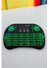 Işıklı Kablosuz Mini Q Klavye Tüm Cihazlara Uyumlu