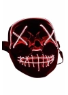 Işıklı Led Maske Parti Eğlence Maskesi Hallowen Neon Maske