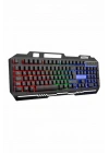Işıklı Oyuncu Q Klavye Mouse Seti Siyah Gaming Oyuncu Klavye