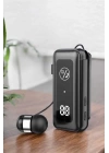 Kablolu Bluetooth Kulaklık Kulak İçi Stereo Mikrofonlu Dijital Göstergeli