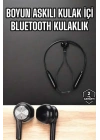 Kablolu Boyun Askılı Dijital Göstergeli Bluetooth Kulaklığı 60 Saat
