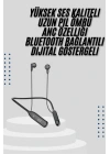 Kablolu Kulak İçi Bluetooth Kulaklık 60 Saat ANC Özellikli Boyun Bantlı