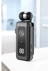 Kablolu Makaralı Bluetooth Kulaklık Uzun Pil Ömrü Dijital Göstergeli