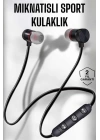 Kablolu Mıknatıslı Sport Kulaklık Bluetooth Bağlantılı