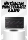 Kablosuz Bluetooth Bağlantılı Taşınabilir Q Klavye Tüm Cihazlara Uyumlu