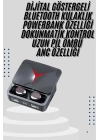 Kablosuz Bluetooth Kulaklık Powerbank Özellikli Göstergeli Hd Mikrofon