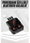 Kablosuz Bluetooth Kulaklık Powerbank Özellikli Göstergeli Hd Mikrofon