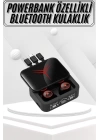 Kablosuz Bluetooth Kulaklık Powerbank Özellikli Göstergeli Hd Mikrofon
