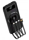 Kablosuz Çoklu Şarj Girişli 10.000 Mah Kablolu Powerbank Taşınabilir