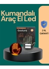 Kablosuz Kumandalı LED Jest Işığı – 3 Modlu Araba Arkası Mesaj Işığı, 203 LED ile Yüksek Parlaklık