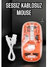 Kablosuz Mouse Fare 5.0 Bluetooth Bağlantılı USB Girişli