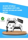 Kablosuz Retro TV Oyun Konsolu – 30.000+ Oyun, HD Çıkış & Kablosuz Gamepad ile Efsanevi Oyun Deneyimi