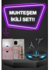 Kadınlar İçin Dokunmatik Ekran Akıllı Saat ve Gamer Kablosuz Bluetooth Kulaklık ANC Özelliği