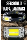 Kafa Lambası Kamp Feneri Balıkçı Feneri Başlıklı Suya Dayanıklı