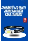 Kafa Lambası, Su Geçirmez Kafa Feneri 3 Mod Aydınlatma