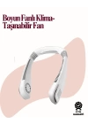 Kanatsız Boyun Tipi Fan | Giyilebilir Serinletici, Düşük Sesli, Hafif ABS Gövde, USB Şarj Edilebilir